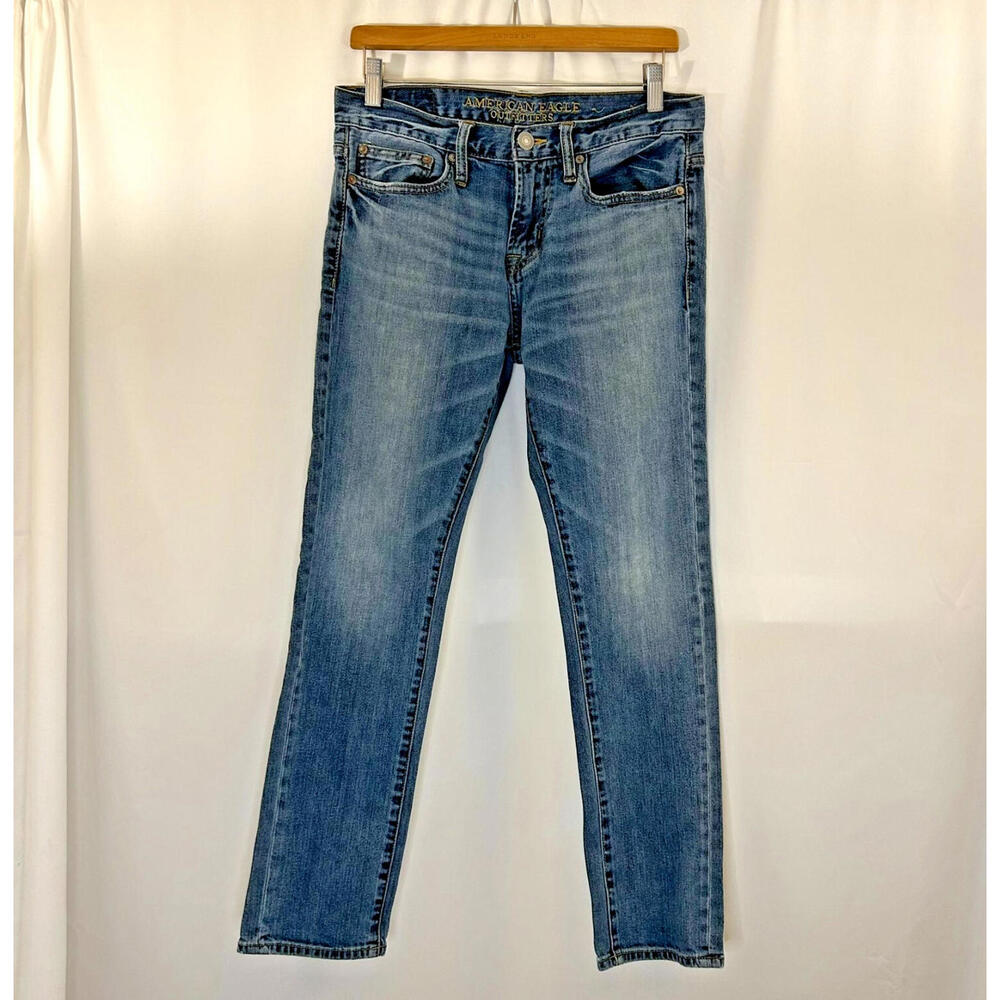 American Eagle Jeans Men's 30x30 Skinny Denim Blue Medium Wash